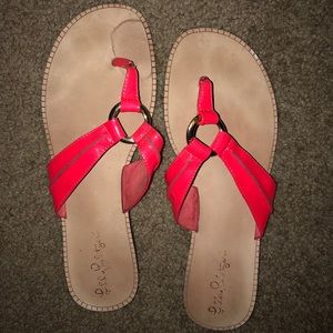 Pink Lilly Pulitzer sandals